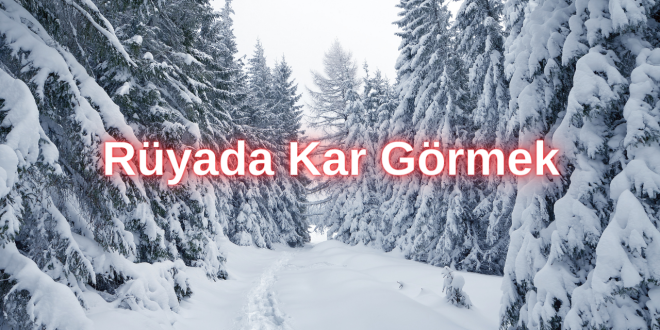 Rüyada Kar yağdığını görmek